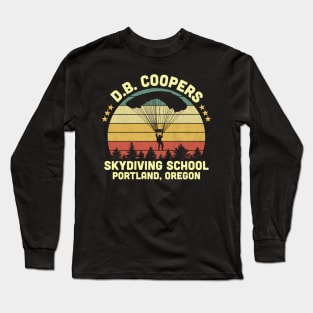 D.B Coopers Skydiving School Portland Oregon Long Sleeve T-Shirt